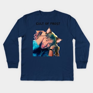 cult of frost furry ears Kids Long Sleeve T-Shirt